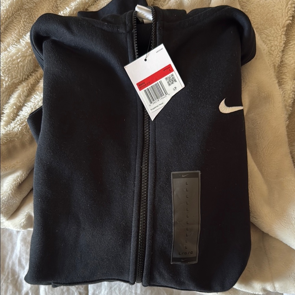 Nike Black Full-Zip Hoodie